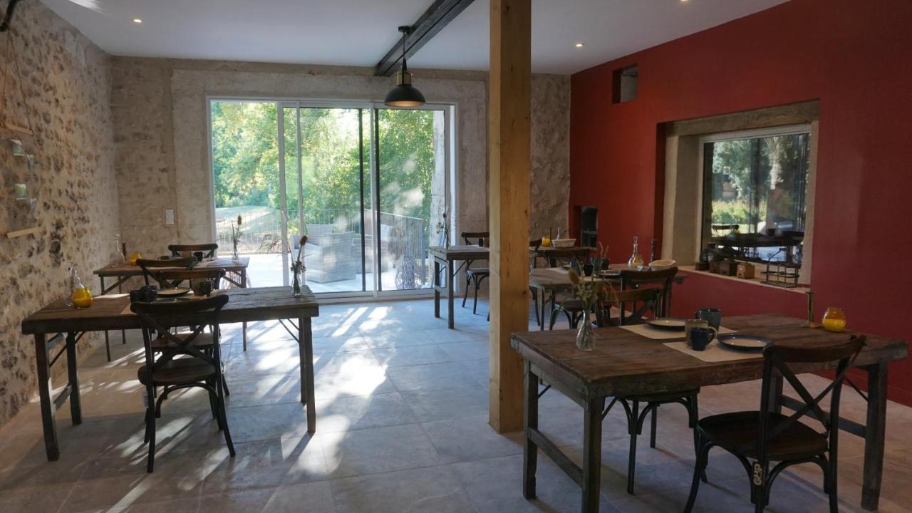 Le Moulin De Moquesouris - Chambres D'Hotes Et Table D'Hote Nazelles-Negron ภายนอก รูปภาพ